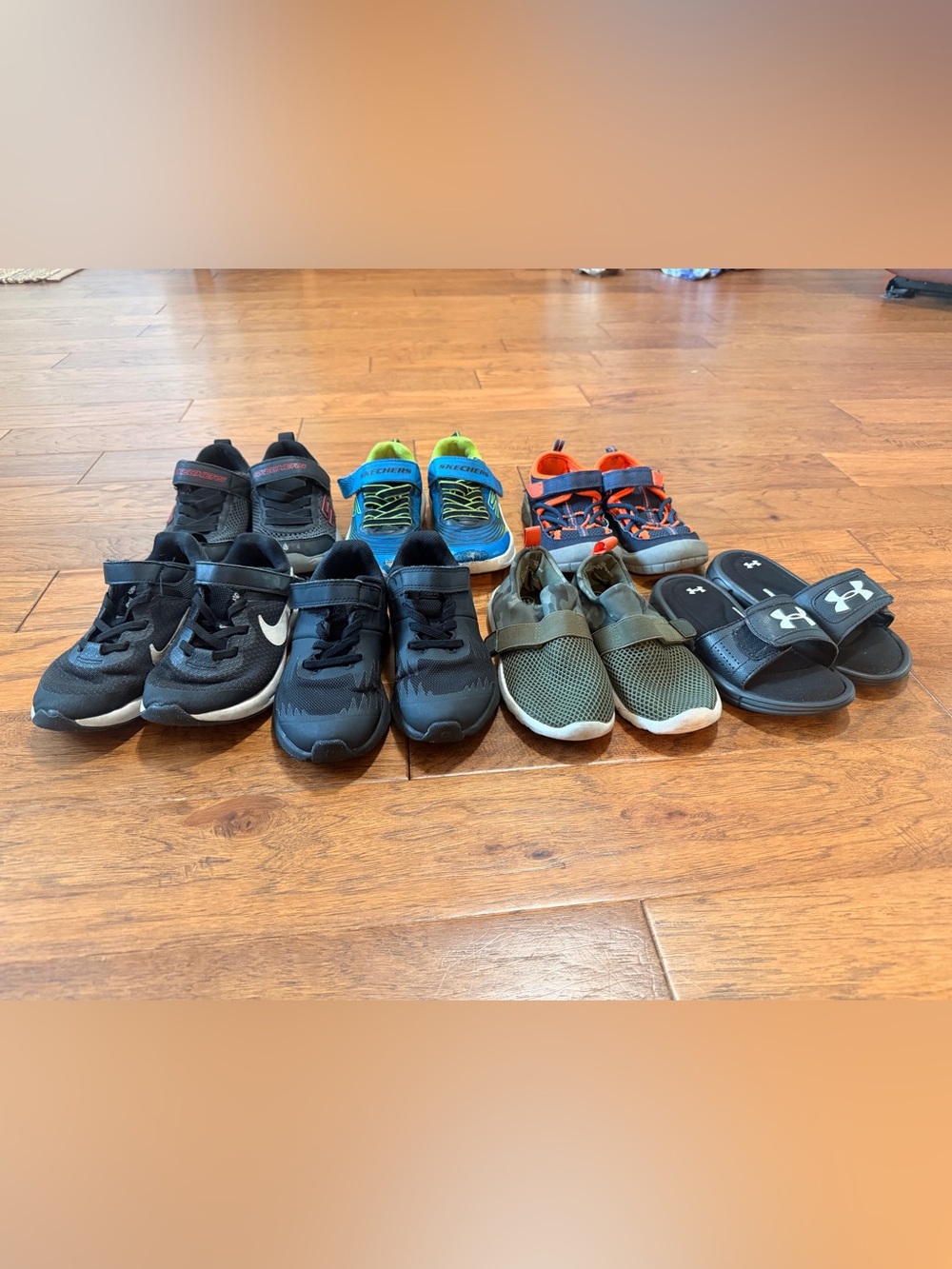 7 Pairs of Boys Size 11 Shoes Lot